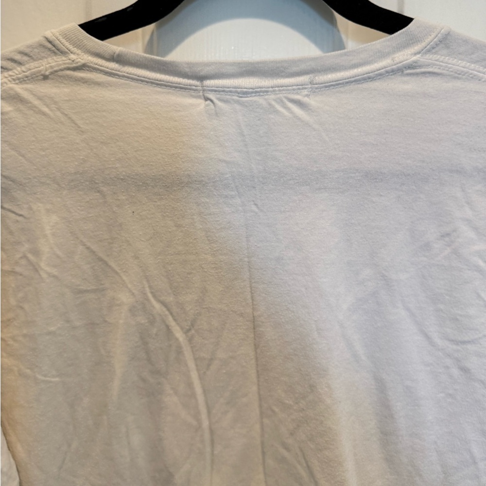 Urban Outfitters Skull & Rose Graphic Tee - White Red Green Print One Size - Picture 4 of 11